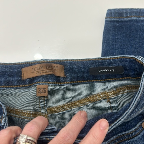 NWOT Judy Blue DOVER HIGH RISE TUMMY CONTROL SKINNY item # 7P - Picture 4 of 6